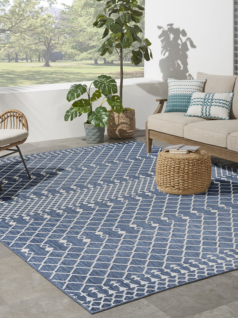Positano POS02 Navy/Blue 8' x 10' Rug