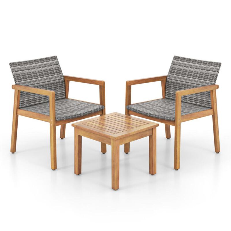 Hivvago 3 Pieces Patio Furniture Set  with Chair