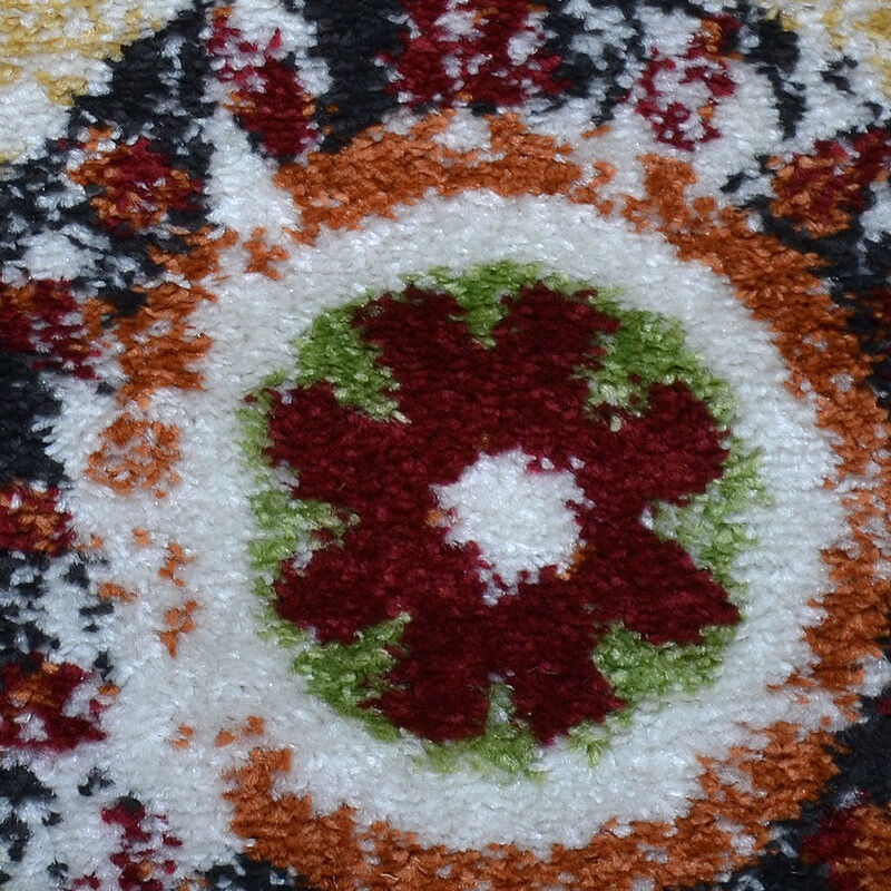 RUGSOTIC CARPETS MACHINE MADE HEATSET POLYPROPYLENE AREA RUGS - Rectangle Shape, Floral Modern Design, Midium Pile Machine Made Area Rugs for Living Room, Bed Room (M00055) image number 5