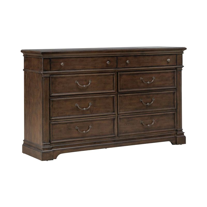 Liberty Furniture Arden Road 8 Drawer Bedroom Dresser  - Satin Cherry image number 0
