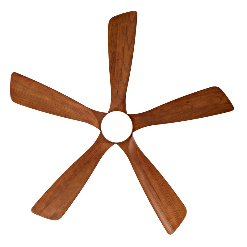 ELEMENT ACE Modern 52 Inch Outdoor Ceiling Fan with Integrated LED Light and Silent DC Motor image number 0