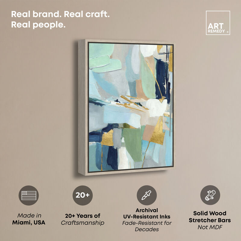 Muted Harmony I - Ira Comleva Abstract Canvas Print by Art Remedy image number 2