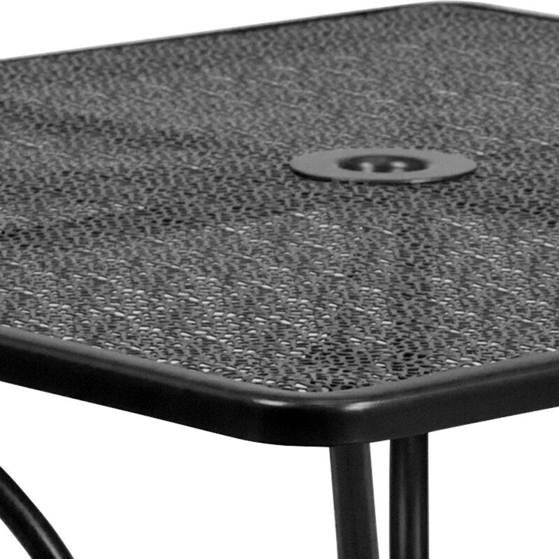 35.5SQ Gold Patio Table Set image number 8