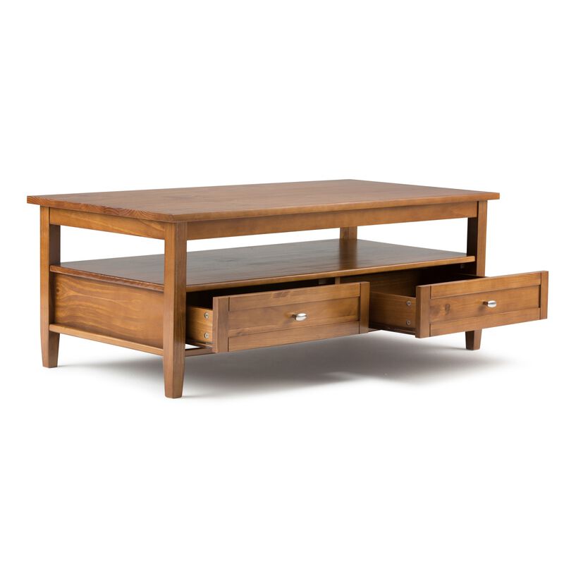 Jikzag Wide Transitional Coffee Table image number 3