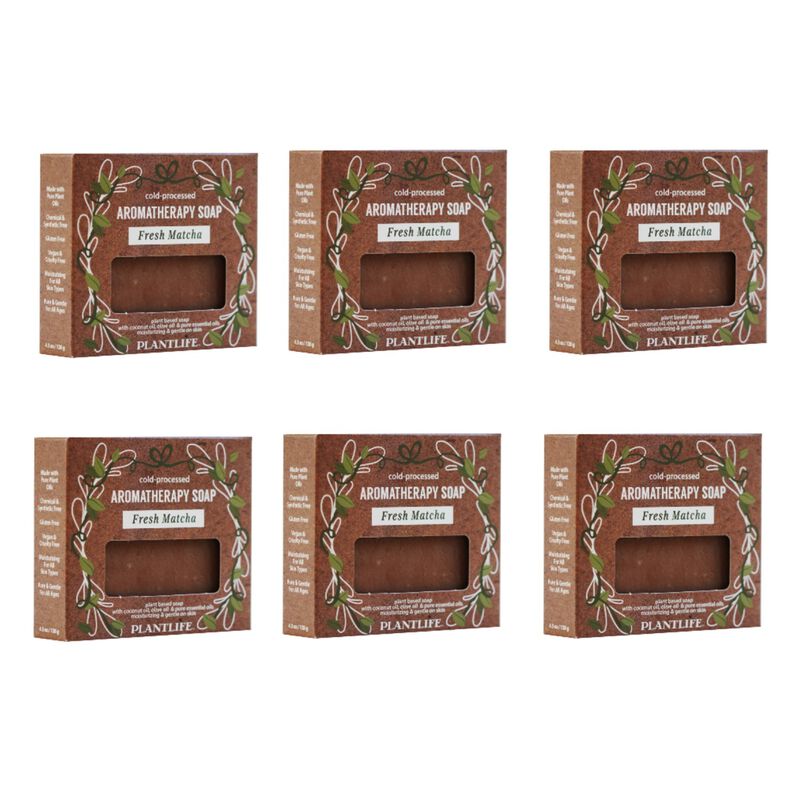 Plantlife Bar Soap - Fresh Matcha 6 Pack image number 2
