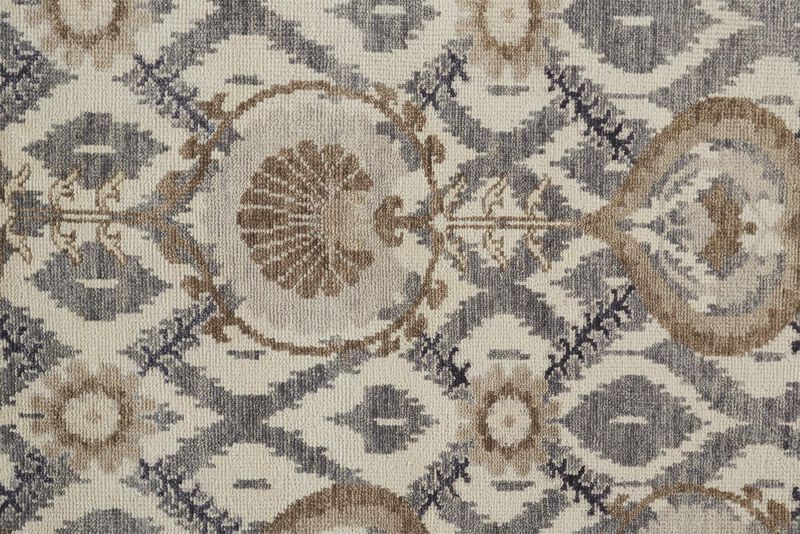 Beall 6712F Ivory/Gray/Taupe 5'6" x 8'6" Rug