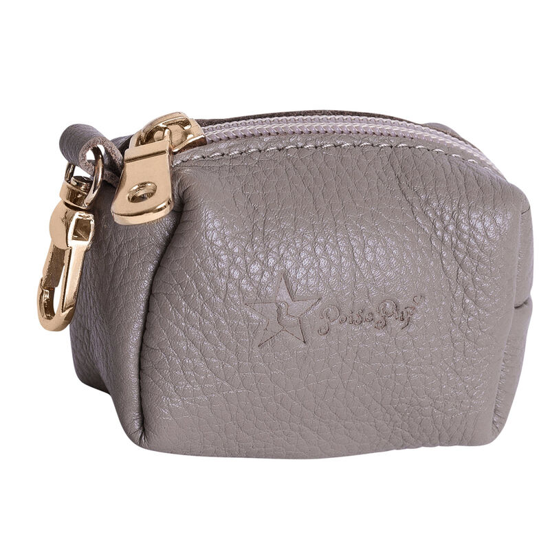 POISEPUP Fancy Handmade Genuine Leather Dog Waste Bag Holder for Girl & Boy Puppies