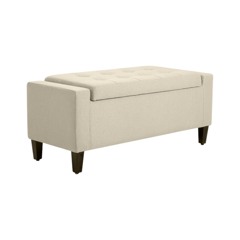 Storage Bench with Lift-Top Seat for Entryway, Bedroom, or Living Room image number 0