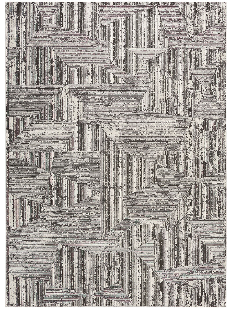 CK024 Irradiant IRR01 Cream/Black 9' x 12' Rug