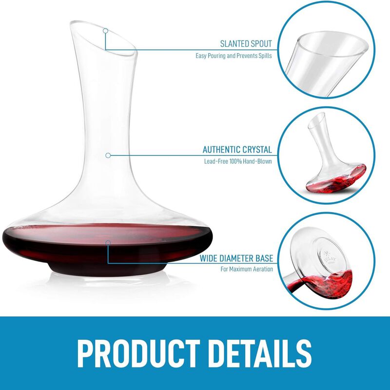 Crystal Red Wine Decanter