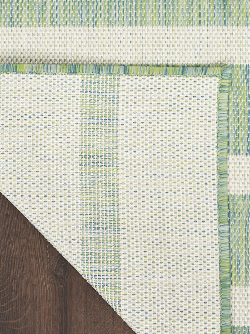 Positano POS03 Blue/Green/Ivory 5' x 7' Rug image number 3