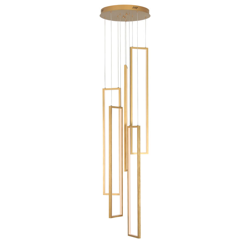 5-Light High-Ceiling Dimmable Cluster Pendant image number 0