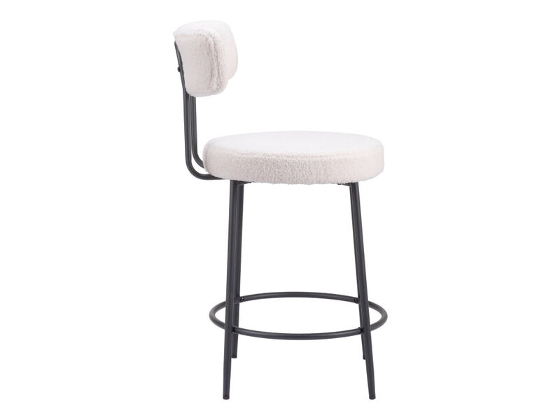 Blanca Counter Stool (Set of 2) Ivory