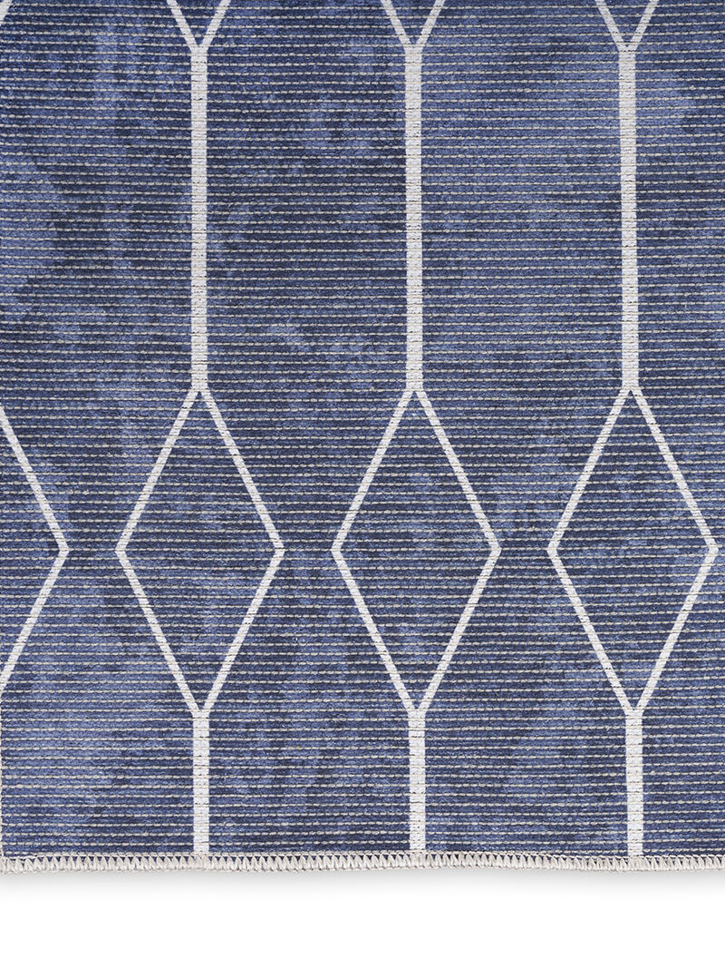 Machine Washable Series 1 SR107 Navy 9'2" x 12' Rug