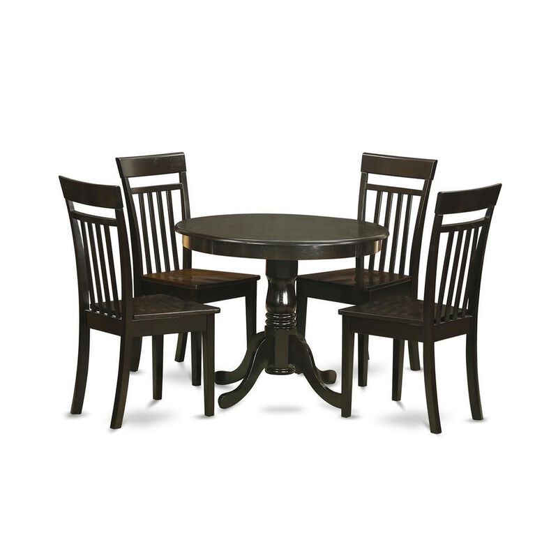 5 Pc Kitchen Table set-Kitchen Table and 4 Kitchen Dining Chairs