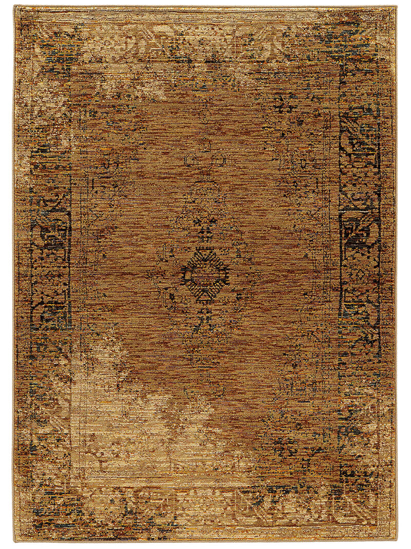 Andorra 3'3" x 5'2" Gold Rug
