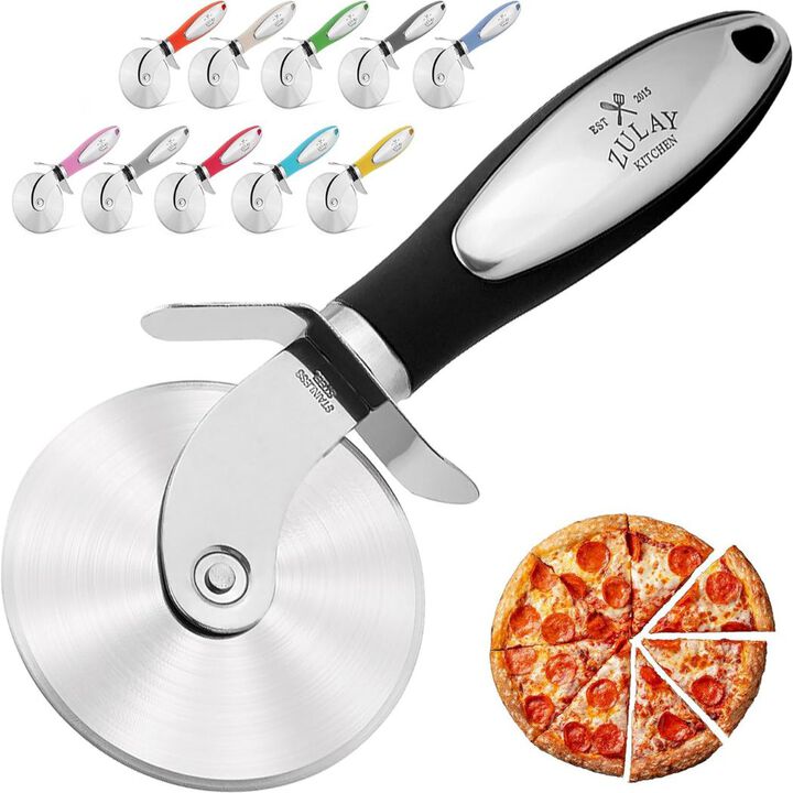 Premium Stainless Steel Pizza Wheel Slicer