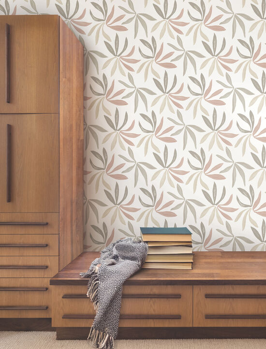 Little Garden Nude & Blush Wallpaper (Set of 2)