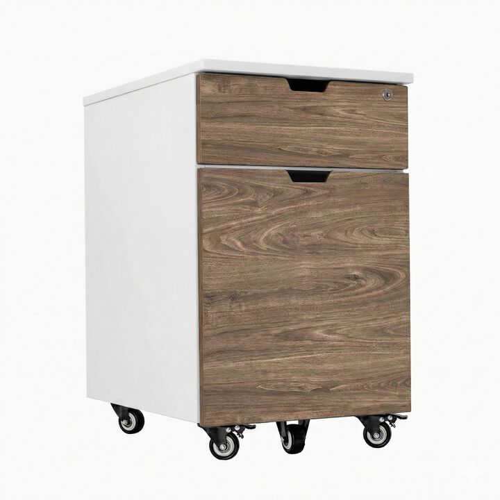 Desky Wooden Minimal Filing Cabinet
