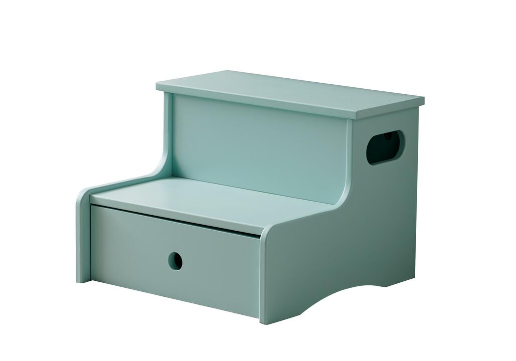 Kings Brand Furniture Wooden Toddler Step Stool for Kids with Storage for Bedroom, Bathroom & Kitchen