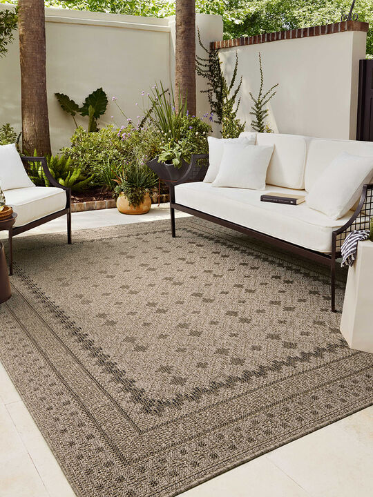 Providence Charcoal/Dove 7'6"x7'6" Round Rug