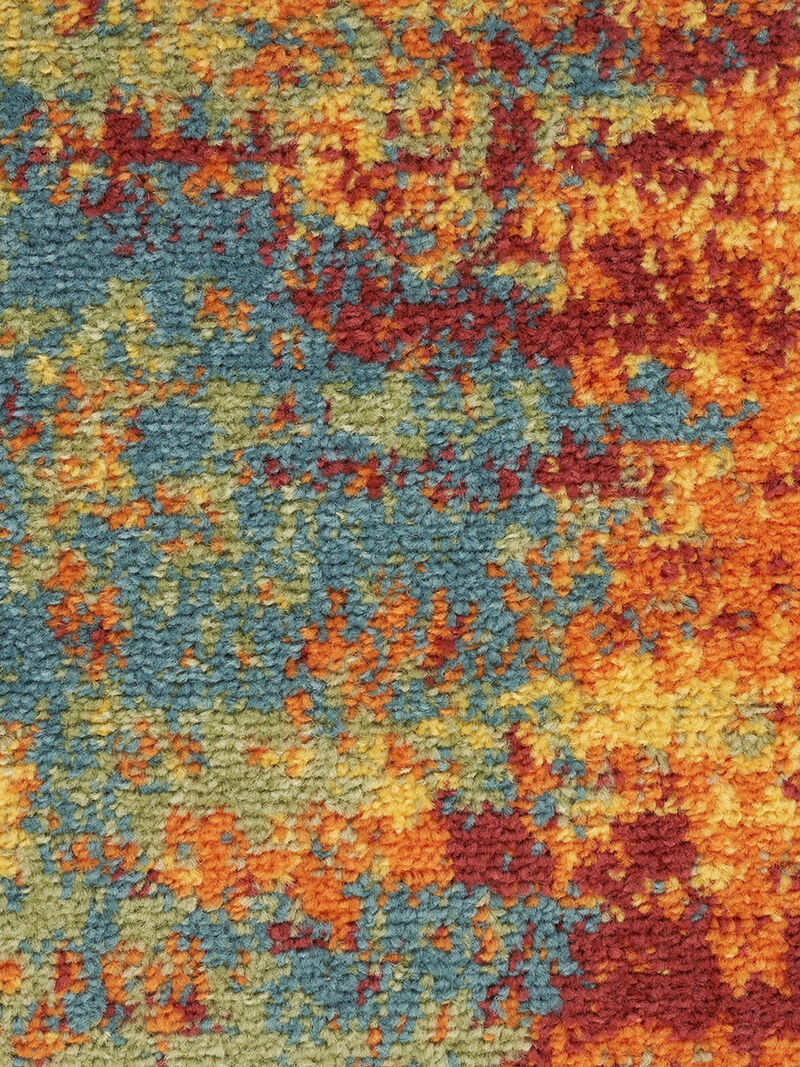 Nourison Essentials NRE06 Flame 2'2" x 7'6" Rug image number 6