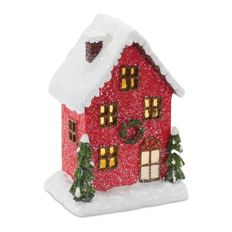 Set of 2 LED Houses for Holiday Décor