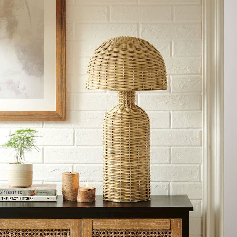 Briar Rattan Table Lamp image number 8