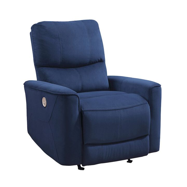 Lexicon Artem Velvet Power Rocker Reclining Chair