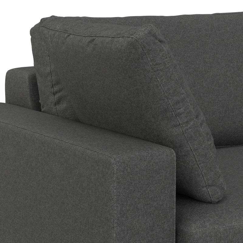 Charlie 78-inch Sofa in Tightly Woven Performance Fabric
