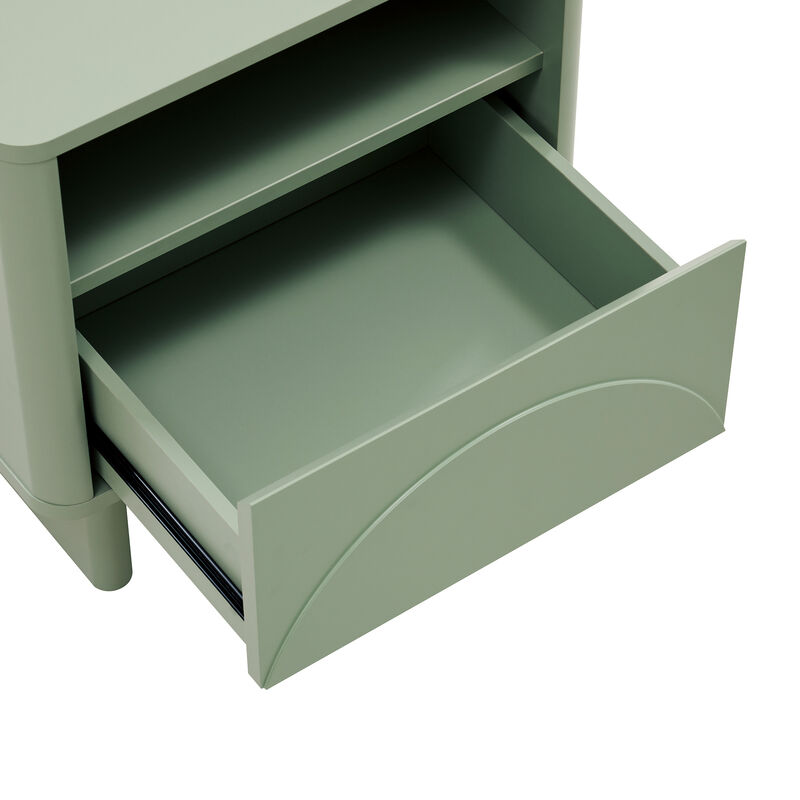 Ella Green Nightstands (Set of 2)