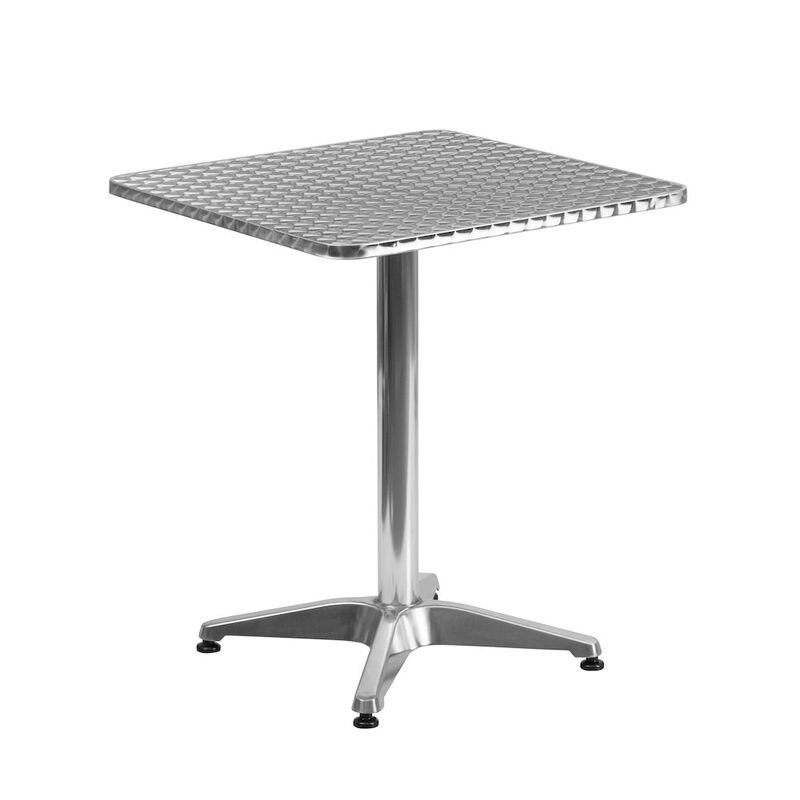 23.5SQ Aluminum Table/2 Chairs image number 1