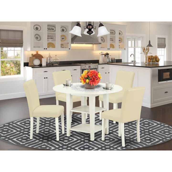 Dining Room Set Linen White