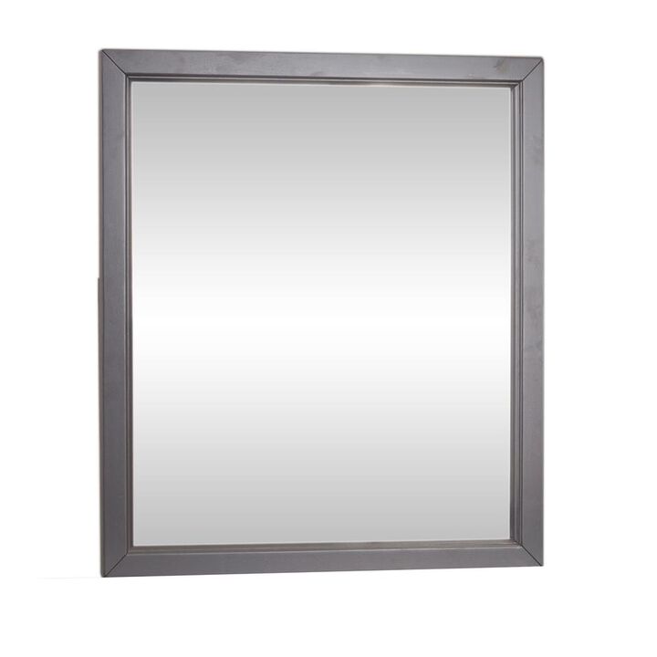 Liberty Furniture Cottage View Mirror in Dark Gray