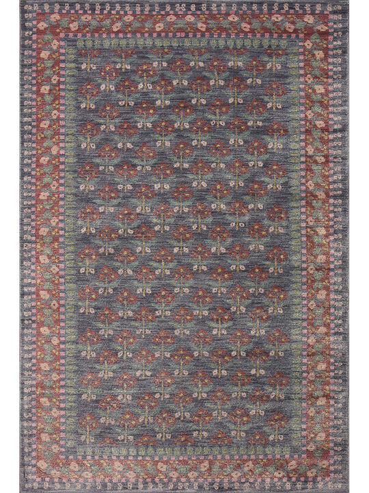 Fiore FIO02 Navy 6'3" x 9' Rug