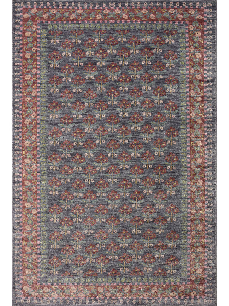 Fiore FIO02 Navy 6'3" x 9' Rug