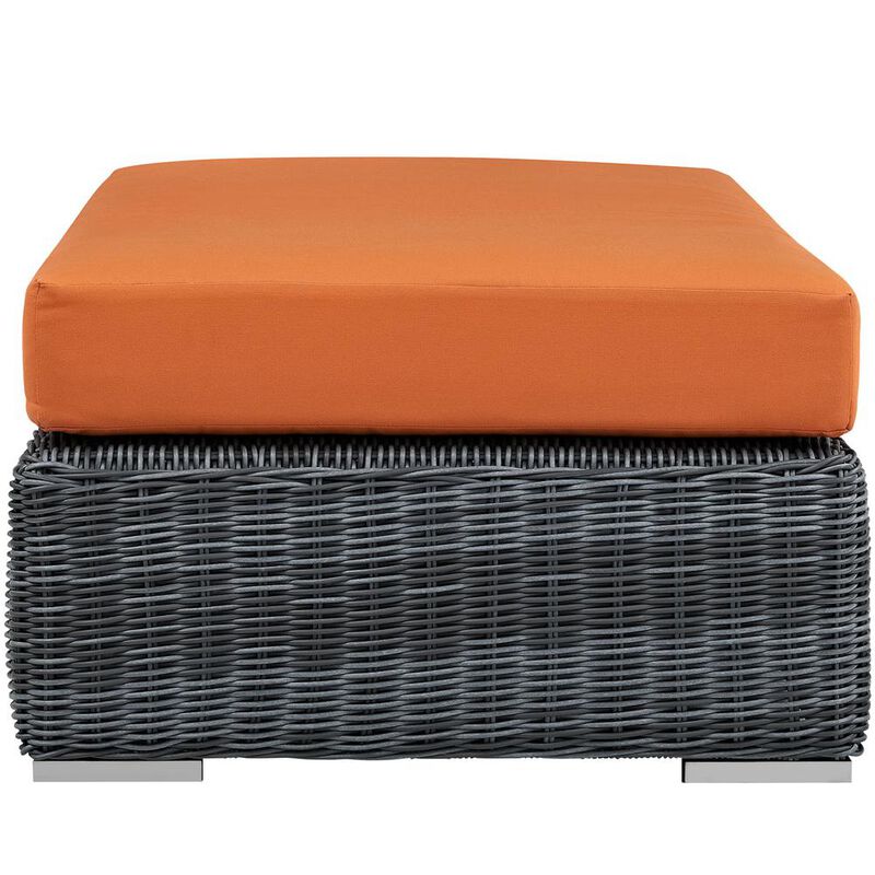 Summon Outdoor Patio Sunbrella Rectangle Ottoman