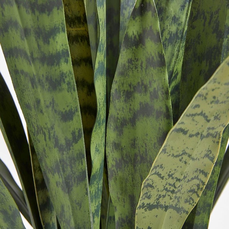 Artificial Snake Plant with Artisan Planter image number 5