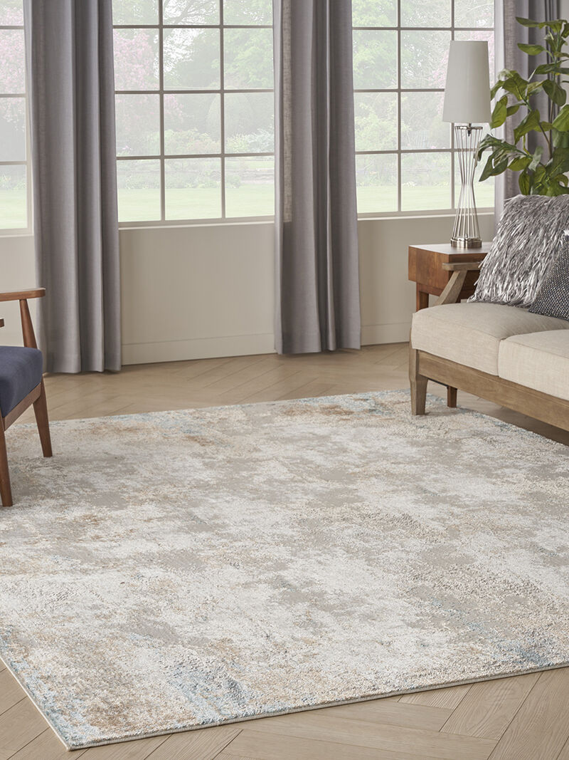 Glitz GLZ06 Taupe/Multicolor 9' x 12' Rug