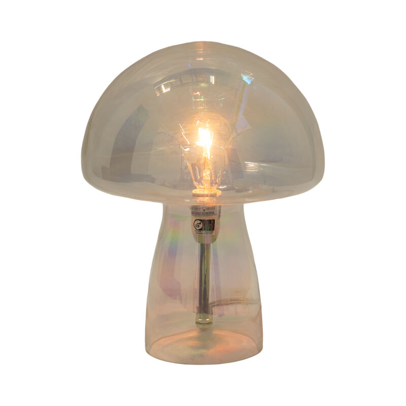 11" Luster Mushroom Lamp, Multi image number 1
