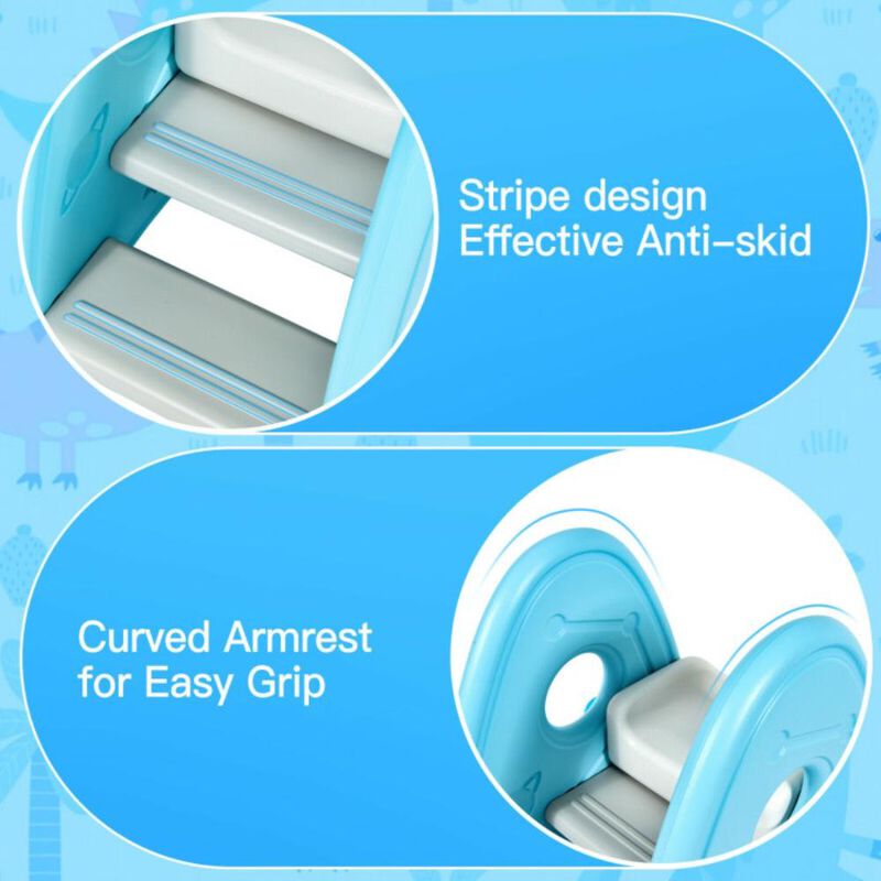 Hivvago Freestanding Baby Slide Indoor First Play Climber Slide Set for Boys Girls