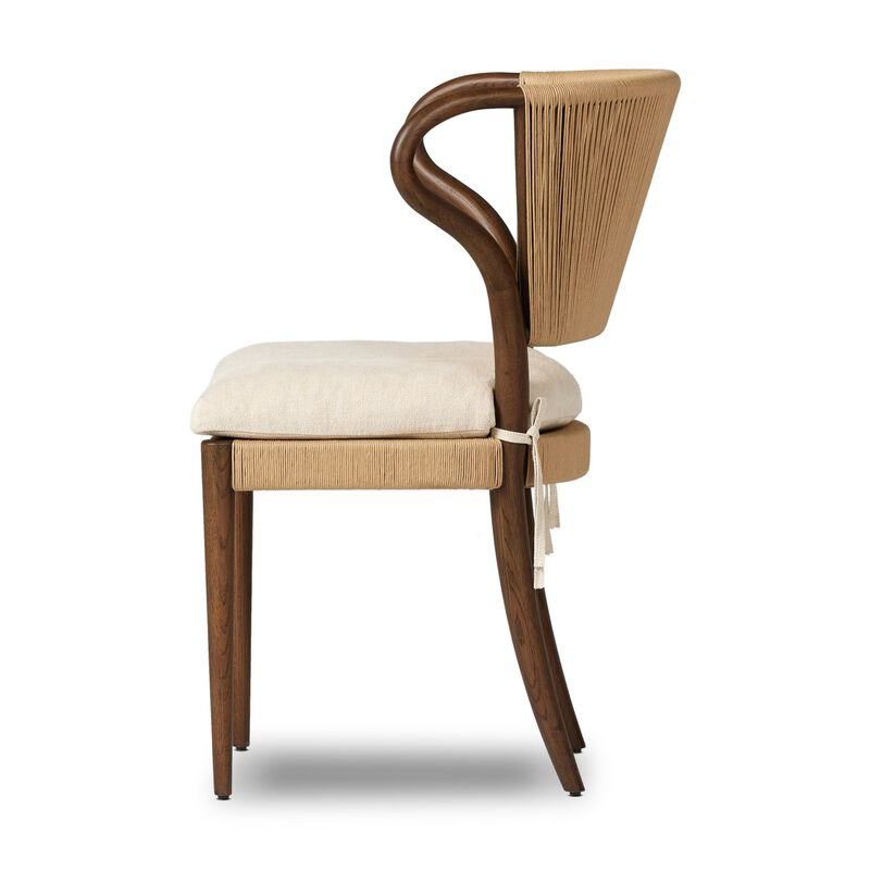 Amira Broadway Dune Armless Dining Chair