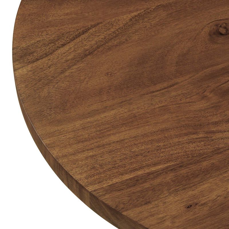 Viva Round Acacia Wood Side Table image number 6