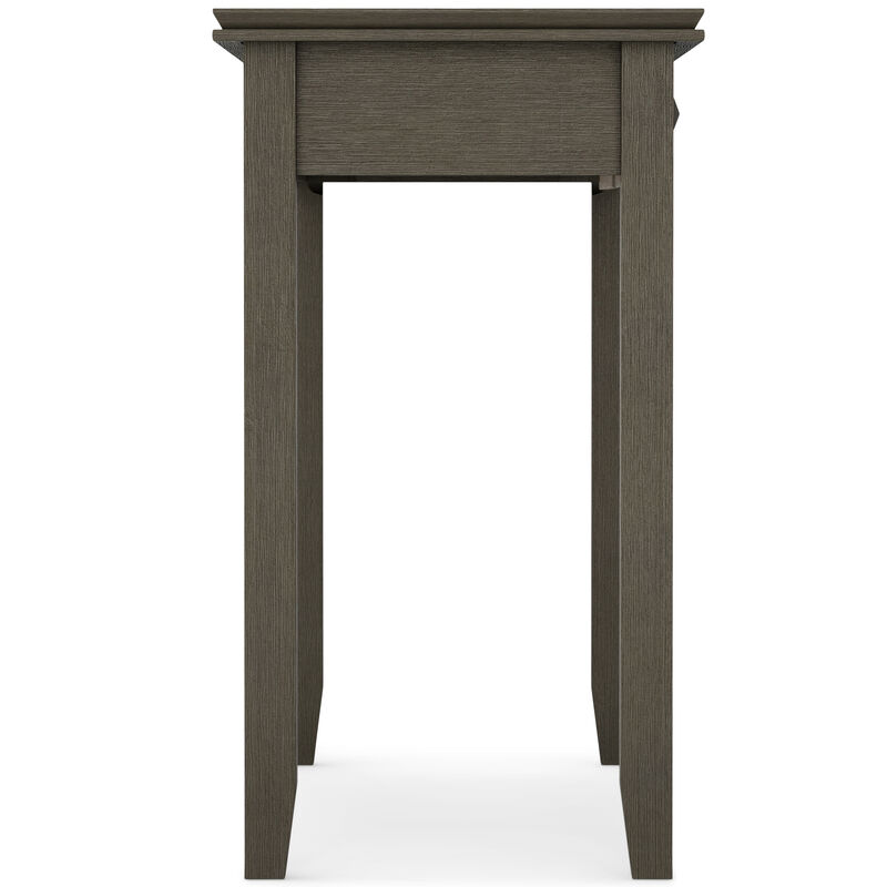 Artisan SOLID WOOD 46 inch Wide Transitional Console Sofa Table in Farmhouse Grey