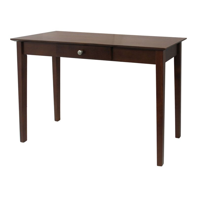 Winsome  Rochester Console Table with one Drawer Shaker Antique Walnut