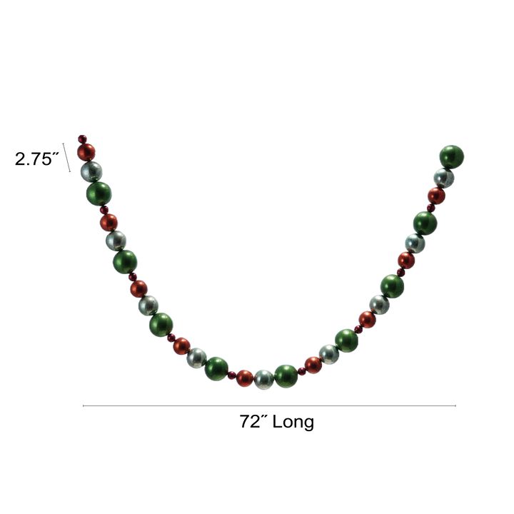 Plastic Ball Garland, Multicolor