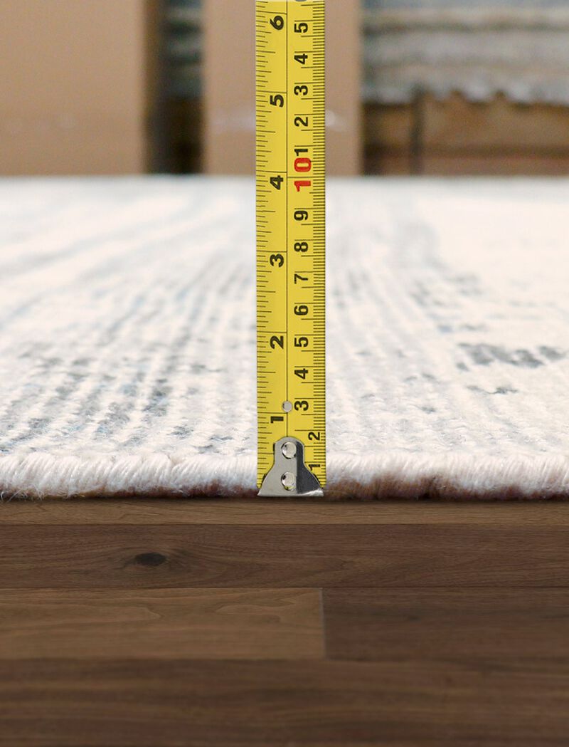 Pasargad Home Modern Handloom Bsilk & Wool Area Rug