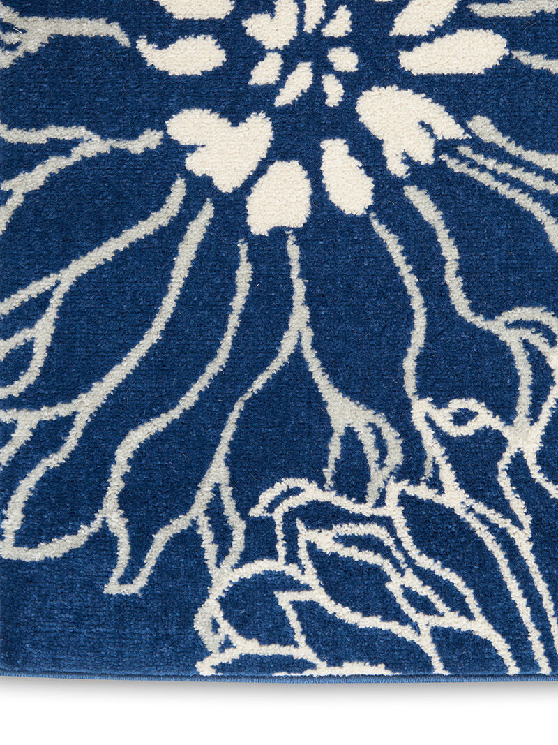 Passion PSN17 Navy/Ivory 2'2" x 7'6" Rug image number 5