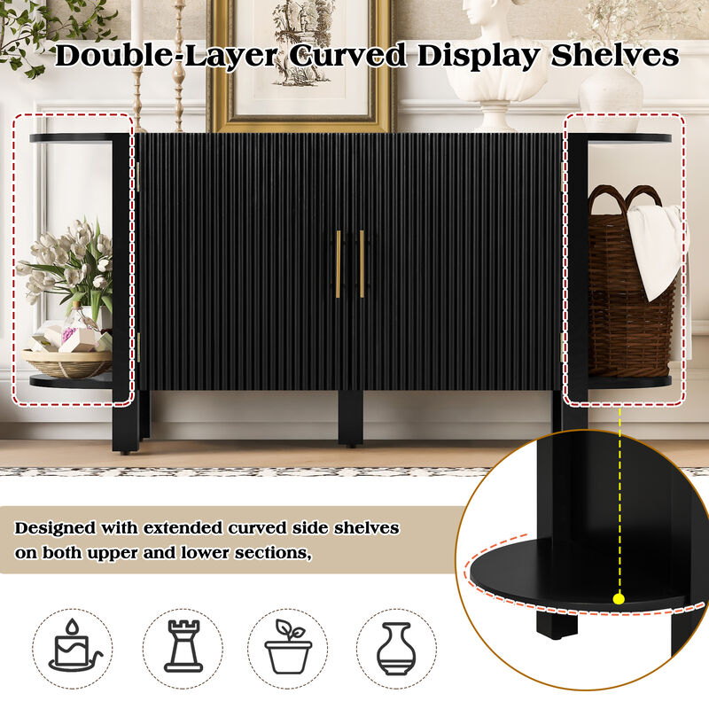 Curved Extension Shelf Sideboard image number 3