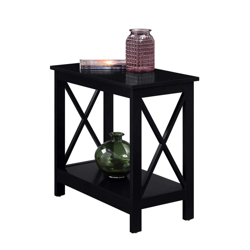 Convenience Concepts Oxford Chairside End Table with Shelf, S20-399